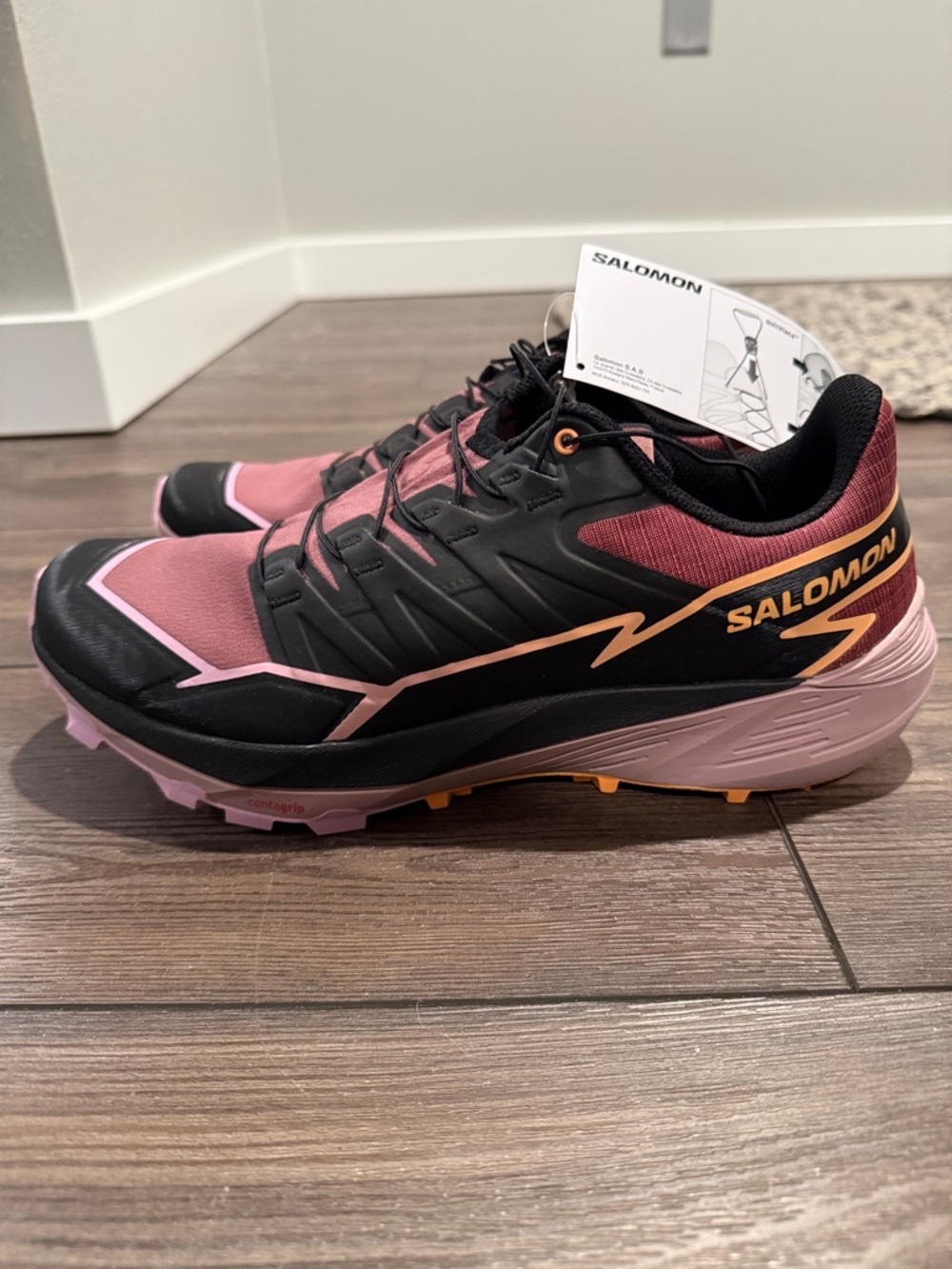 Salomon Thundercross Women's Pink, Black & Orange Trail Running Shoes